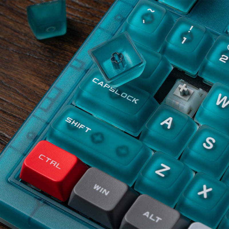 8BitDo Retro 87 Keyboard - Clear Blue image 12